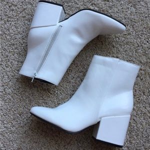 White booties